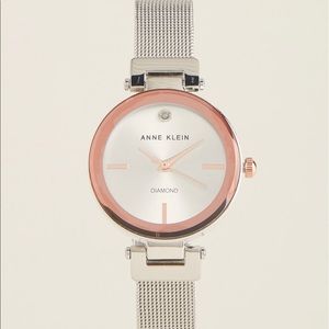 GENUINE DIAMOND ANNE KLEIN DIAMOND WATCH